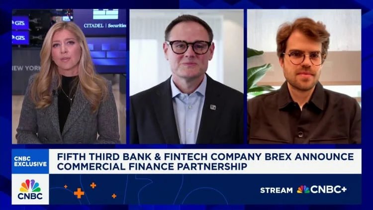 Fifth Third, Brex sign commercial cards agreement Fifth Third Bancorp CEO Tim Spence on new partnership with Brex